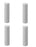Compatible for WHKF-GD05, FXWTC, AP110 Grooved Filters, KW2510G 5 Micron Dirt Sediment Water Filter Cartridge