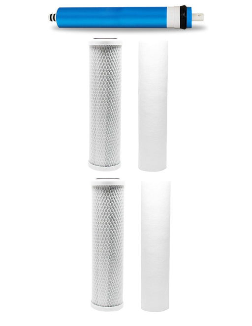 CFS RO Filter Set – Sediment & Carbon Block Cartridges – Fits Hydro Logic Stealth RO100