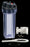 Big Blue Water Filter White Housing 10"x2.5" & Carbon Block Filter Set 5Micron