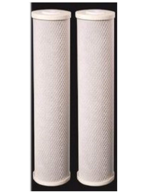 CFS Radial Flow GAC Carbon Filter – 2 Pack – 20 Micron – 20" x 4.5" – Fits Big Blue