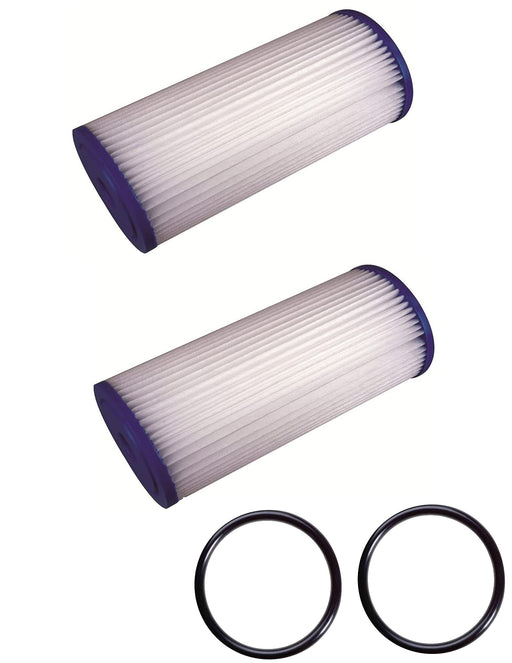 CFS – 2 Pack Water Filter Cartridges and O Ring Compatible with CP5-BBS-D, CP5-BB, W5CPHD Models – Remove Bad Taste & Odor – Whole House Replacement Water Filter Cartridge, 5 Micron- 10 x 4.5, White