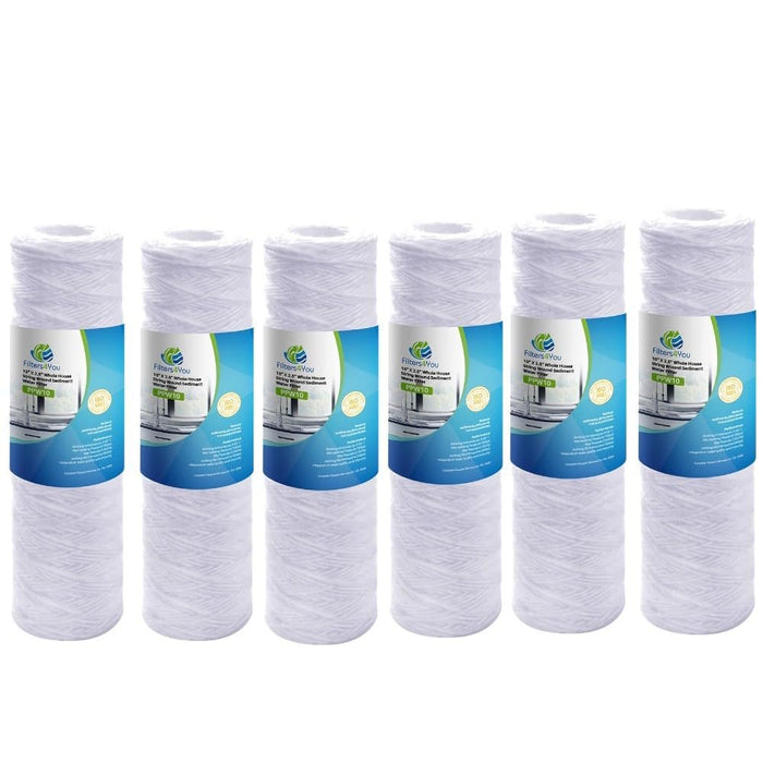 CFS String Wound Sediment Filter – 5 Micron – 10" x 2.5" – Fits GE FXWSC, Smart Pack