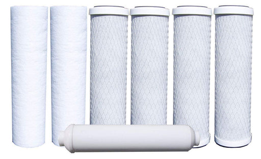 CFS Annual Water Filter Kit – 7 Pack – Carbon Block, Sediment & Inline – Fits WPRL-58
