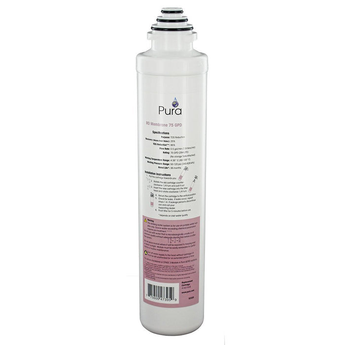 Pura 41407008 Quick Change RO Membrane – 75 GPD – Fits Pura QCRO