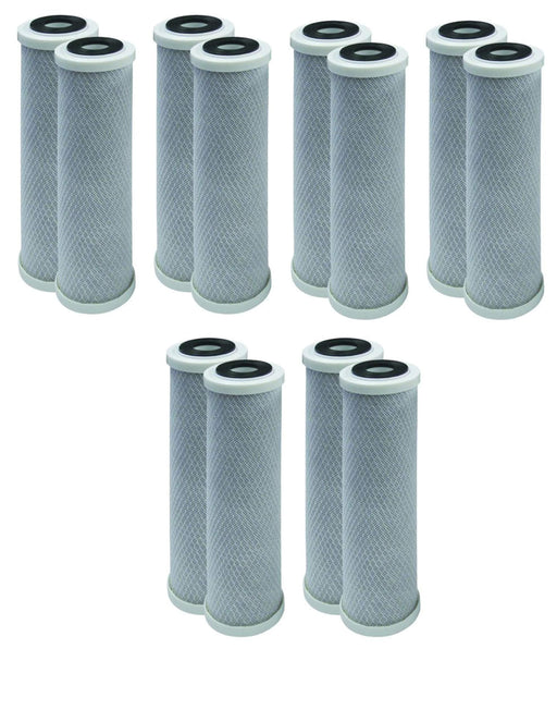 Pack of 12 Rainsoft UF-50, UF-50T Compatible Carbon Block Filters