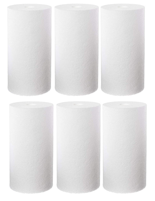 CFS Spun Polypropylene Filters – 6 Pack – 10" x 4-1/2" – Fits DGD-7525