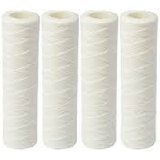 Compatible for WFPFC4002, Universal Whole House String Wound Filtration Kit Pack of 4 by CFS