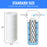 CFS String Wound Water Filter Cartridges – 2 Pack – 5 Micron – 4.5" x 10" – Fits PC10, 84637