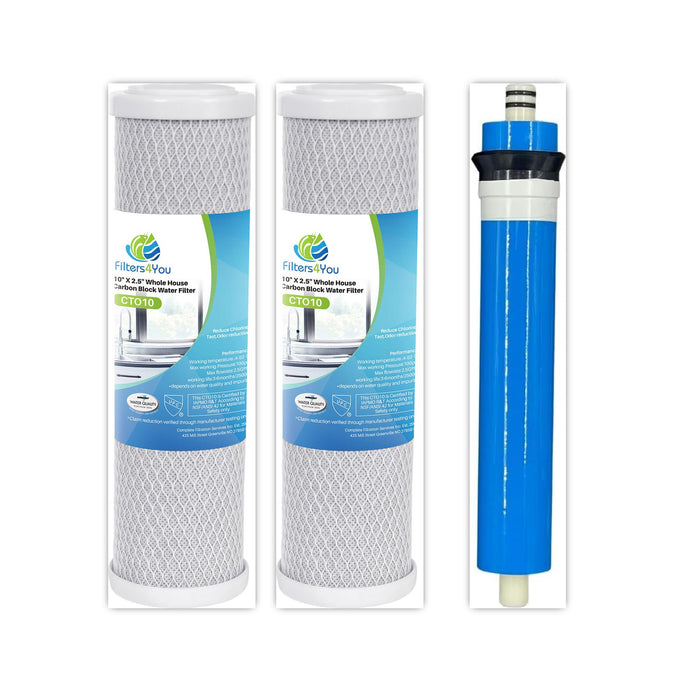 CFS RO Filter Set for GE FX12P, FX12M – 50 GPD – Fits GXRM10RBL, GXRV10, PNRV12