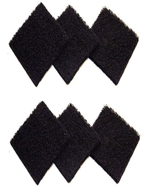 CFS Compost Caddy Carbon Filters – 6 Pack – 3" x 3" – Fits ECO 2000