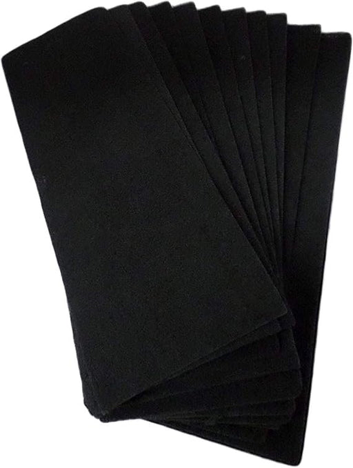 CFS – Pack of 12, Activated Carbon Filters for Floor Vent Heat Register Air Filter – Fresh and Filtered Air for Indoor, Home Filtration – Charcoal Air Filter Sheet- 4"x 10", Black