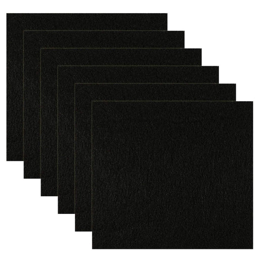 CFS Activated Carbon Cat Litter Box Filters – 6 Pack – Cut to Fit – 6.5" x 6"