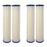 CFS – 4 Pack Pleated 0.35 Sub-micron Post-Filter Cartridges for Whole House Water Filter Systems – Removes Bad Taste and Odor – White