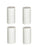 CFS Grooved Sediment Water Filter – 4 Pack – 5 Micron – Fits AP810, AP801, WHKF-GD25BB