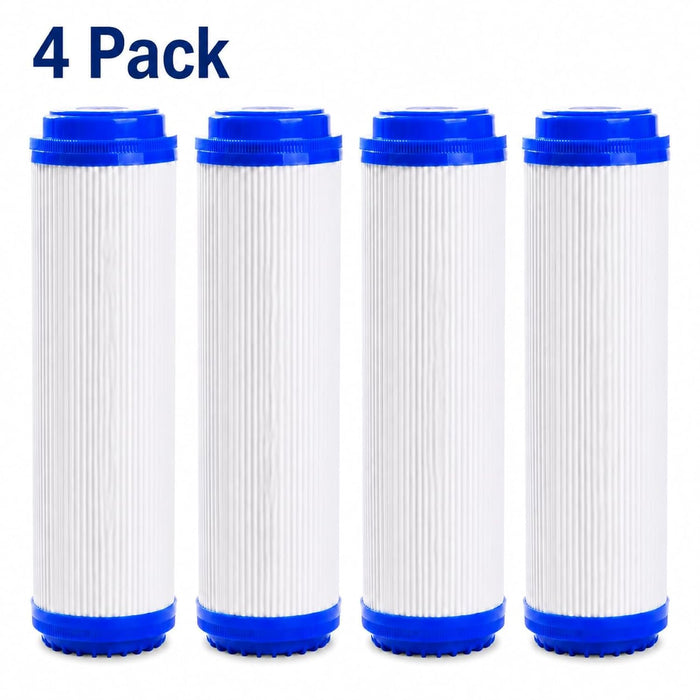 CFS GAC Water Filter Cartridges – 4 Pack – 10" – Fits WaterPur CCI-10-CLW