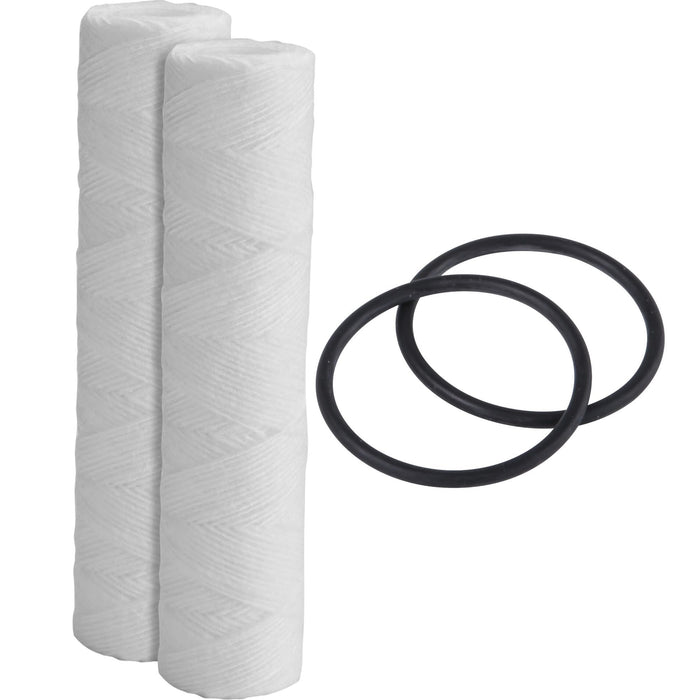 Filters4you String Wound Sediment Filters – 10" x 2.5" – Fits GE FXWSC, GXWH04F, GXWH20S