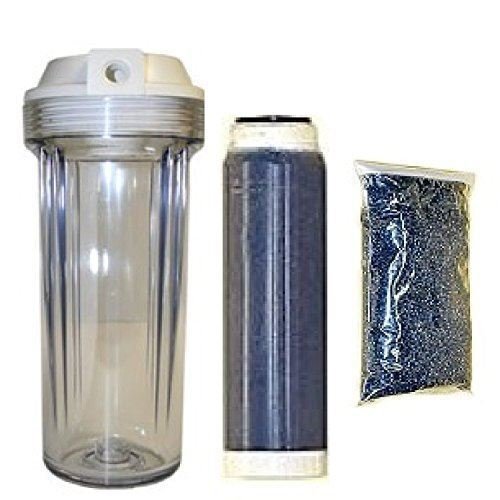 CFS RO/DI System Cartridge Clear Housing 3 LBS Color Changing DI Resin