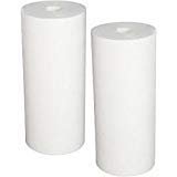 CFS – 2 Pack Whole House Heavy Duty Sediment Water Filter Cartridges Compatible with WFHD13001B, DGD Series, RFC Series, RFC-BBSA, WHKF- GD25BB Models – Remove Bad Taste & Odor, White