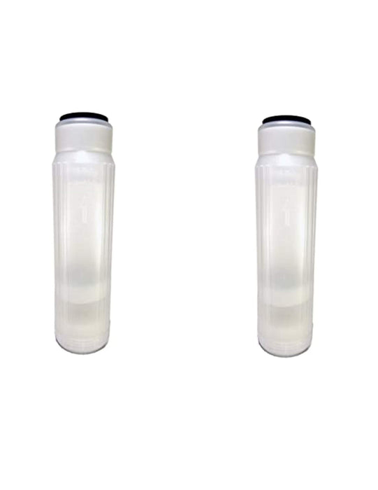 10" x 2.5" Clear Refillable Cartridge for DI Resin and Other Media Residential or Aquarium DI or RO/DIby CFS