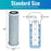 CFS – Carbon Block Water Filter Cartridges Compatible with Camco 40621 Models – Remove Bad Taste & Odor – Whole House Replacement Water Filter Cartridge - White