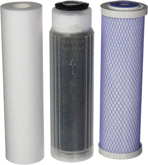 CFS RO/DI Replacement Filter Kit – 3 Pack – Sediment, Carbon Block & DI Cartridges