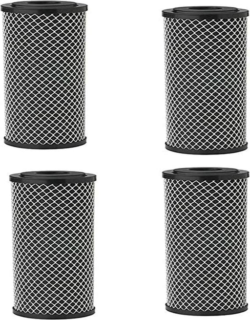 CFS Pleated Carbon Water Filter Cartridges – 4 Pack – 9.75" x 4.5" – Fits NCP-BB