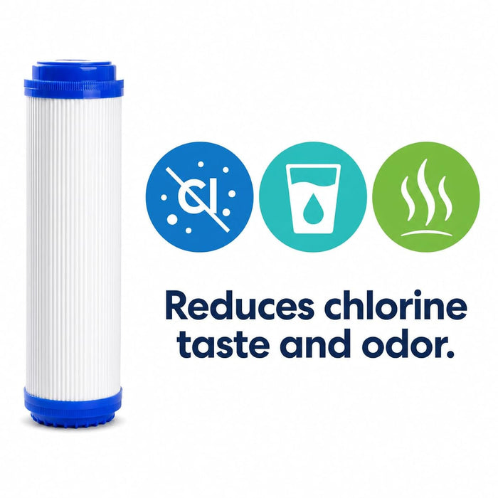 CFS GAC Water Filter Cartridges – 4 Pack – 10" – Fits WaterPur CCI-10-CLW