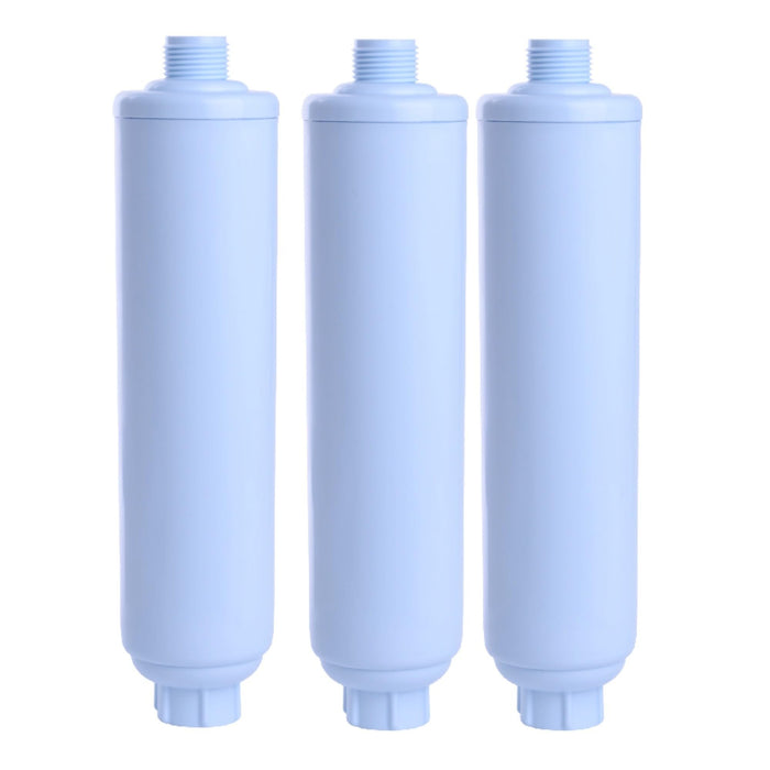 CFS – 3 Pack Inline RV Water Filter Compatible with WCBCS-975-RV, 40043 Models – Camping Essentials for Fresh Drinking Water – New & Advanced RV Inline Water Filter – GAC & KDF Water Filter – White