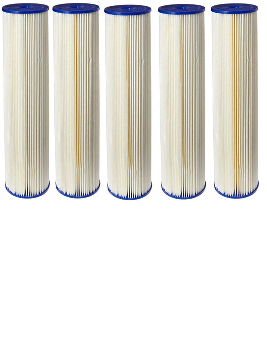 CFS Pleated Sediment Filter – 5 Pack – 20" x 4.5" – Fits ECP20-20BB, 255495-43