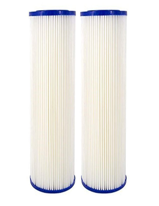 CFS Pleated Sediment Filters – 2 Pack – 10 x 2 – Fits Ideal H2O 728810, Stealth RO100/200