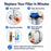 CFS Sediment Water Filter Cartridges – 5 Micron – 10" x 2.5" – Fits 4WH-STDGR-F02