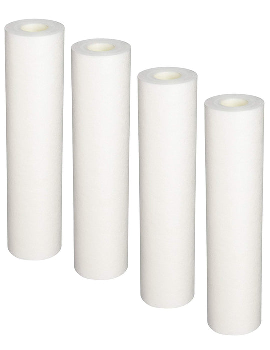 CFS – 4 Pack Water Filters Cartridges Compatible with Sediment Filter Models – Remove Bad Taste & Odor – Whole House Replacement Water Filter Cartridge, 1 Micron – 10’’ Inch, White