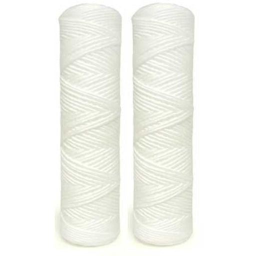 Hydronix String Wound Sediment Filter – 2 Pack – 10 Micron – 2.5" x 10" – Fits GE FXWSC