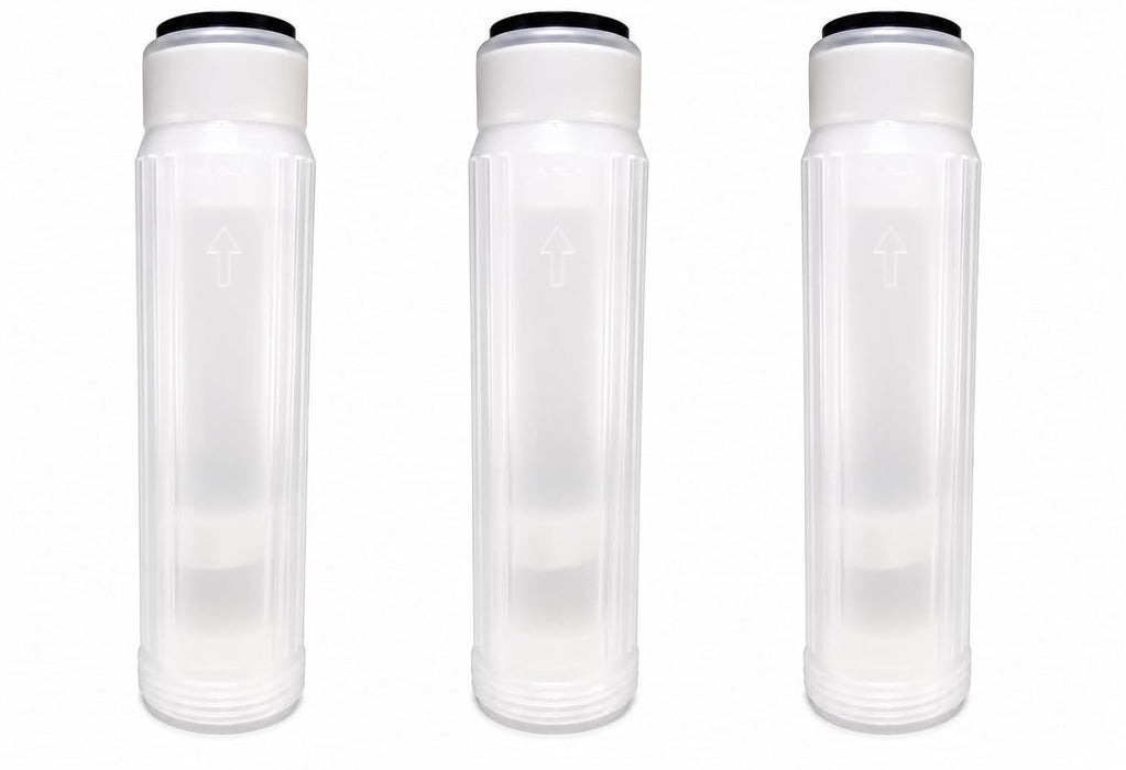CFS Clear Refillable DI Media Cartridge – 10" x 2.5" – RO/DI & Aquarium