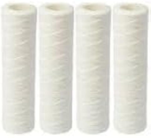 CFS String Wound Sediment Filter Cartridges – 4 Pack – 5 Micron – 9.75" x 2.5"