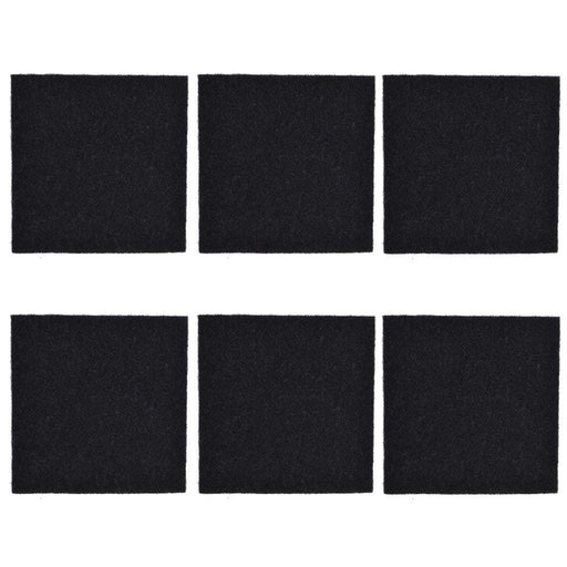 CFS Activated Carbon Filter Pads – 6 Pack – 6.5" x 6" – for Hooded Cat Litter Boxes