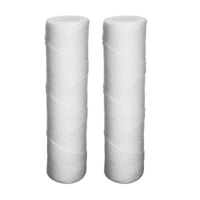 CFS – 2 Pack String Wound Water Filter Cartridges Compatible with HDX Household Filters Models – Remove Bad Taste – Whole House Replacement Water Filter Cartridge – 5 Micron