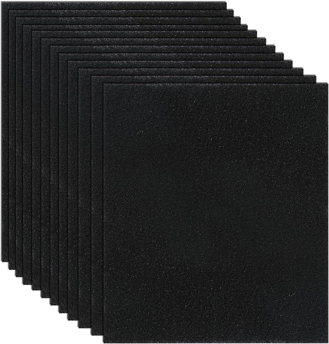CFS Cat Litter Box Charcoal Filters – 12 Pack – 6" x 6.5"