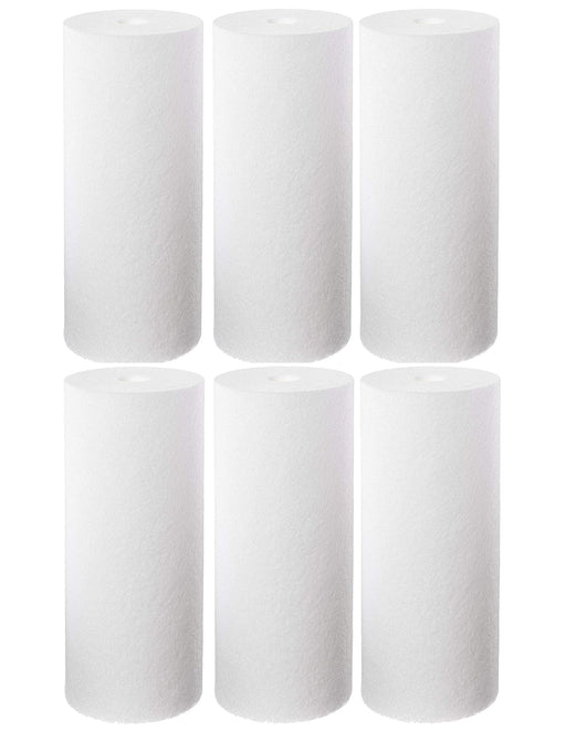 CFS Sediment Water Filters – 6 Pack – 20 Micron – 10" x 4.5" – Fits SDC-45-1020, WFHD13001B