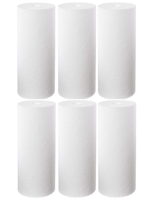 CFS Sediment Water Filters – 6 Pack – 20 Micron – 10" x 4.5" – Fits SDC-45-1020, WFHD13001B