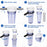 CFS Clear Water Filter Housing Kit, Carbon Block, Wrench, Bracket & Screws