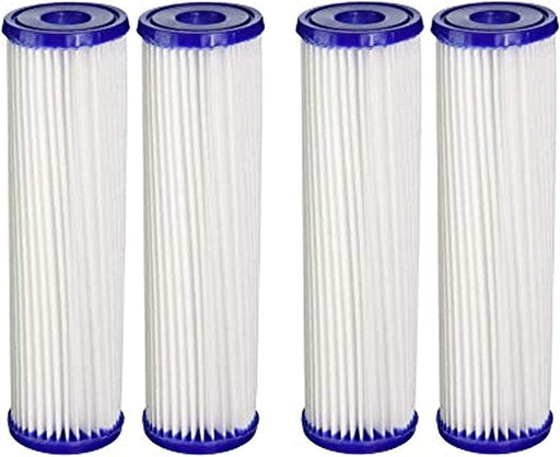 CFS – 4 Pack Water Filter Cartridges Compatible with EQ-PFC.35 Models – Remove Bad Taste & Odor – Whole House Replacement Water Filter System, White