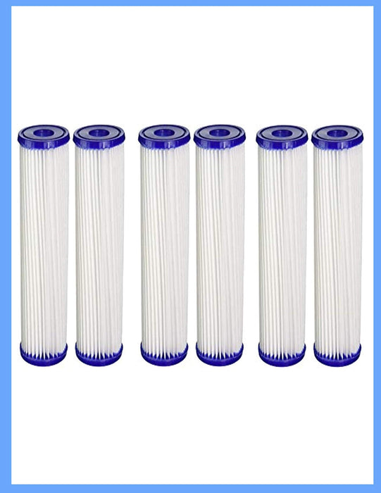 CFS Pleated Sediment Filter – 6 Pack – 20 Micron – Fits Pentek S1, S1A