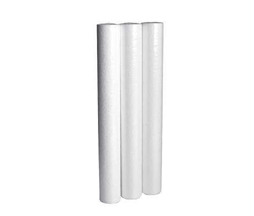 CFS – 3 Pack Water Filter Cartridges Compatible with Home Water Filter – Remove Bad Taste & Odor – Whole House Replacement Water Filter Cartridge, 5 Micron - 20" x 2.5", White