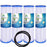 Filters4you Pleated Sediment Filters – 10" x 2.5" – Fits GE FXWPC