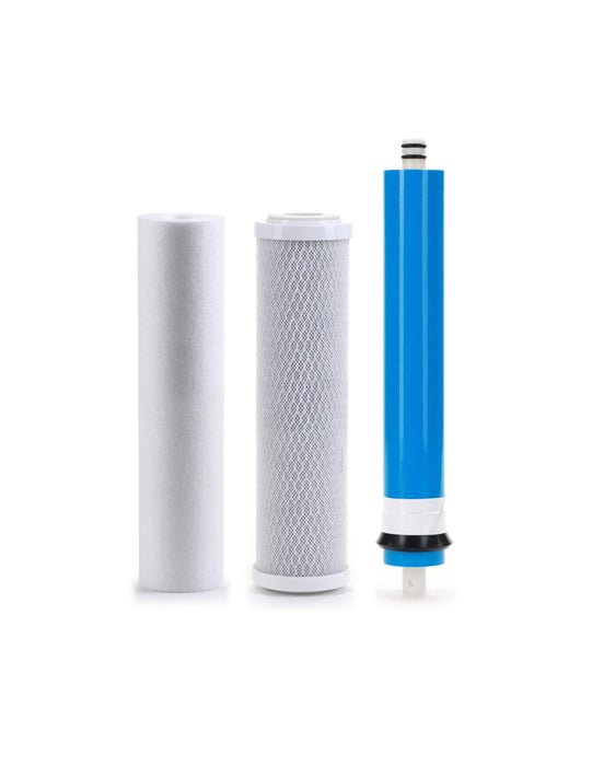 CFS RO Replacement Filter Set – 3 Pieces – 150 GPD Membrane – Fits Stealth RO150