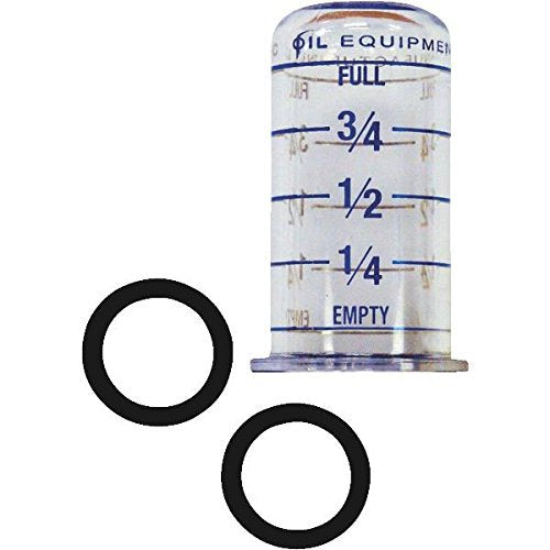 Oil Equipment Mfg 4495 Oil Tank Gauge Vial – Fits King Gauges, RW Beckett