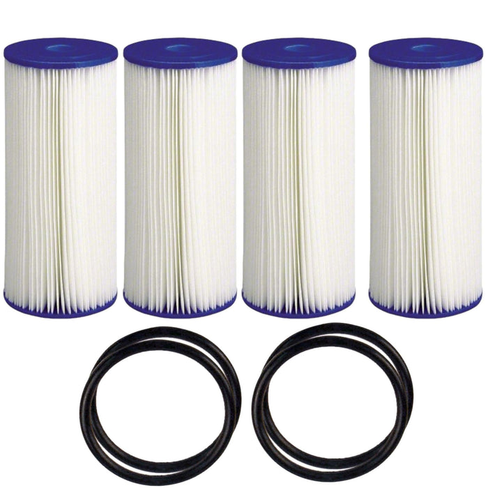 CFS – Pleated Water Filter Cartridges Compatible with FXHSC, R50-BBSA, R50-BB, WFHDC3001, W50PEHD, GXWH40L Models – Removes Bad Taste – Whole House Replacement Filter Cartridge