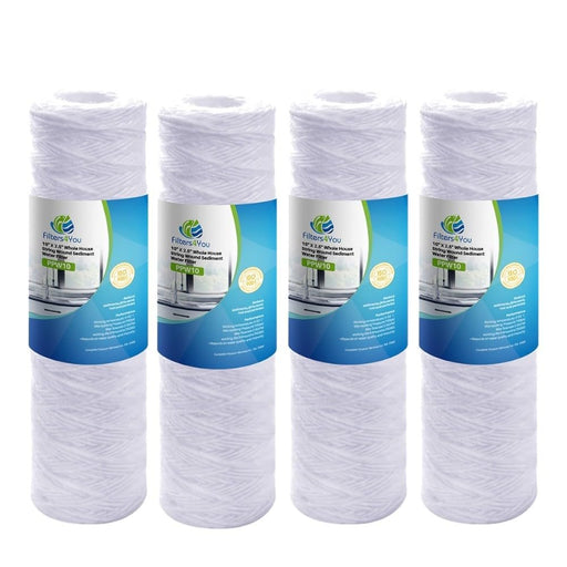 Compatible for Smart Pack, GE FXWSC Universal Whole House Sediment String Wound Water Filter Cartridge by CFS