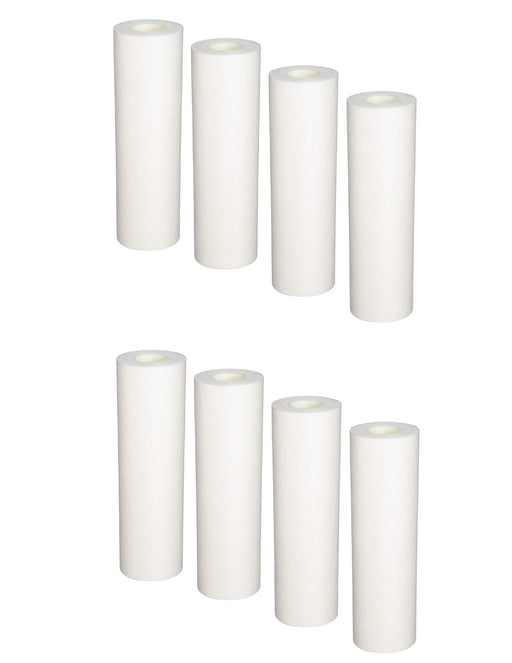 CFS Watts/FLOW-PRO Compatible 5M-8PK 5-Micron Sediment Water Filter Cartridge, 4-Pack